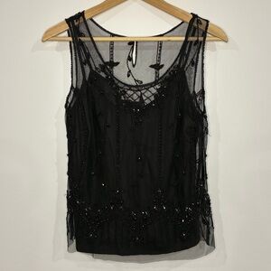 [M] SCALA Tank Beaded Sequin – Sheer Layer Made in India
